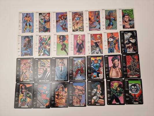 Power CARDZ Collectable Card Game fra 1995