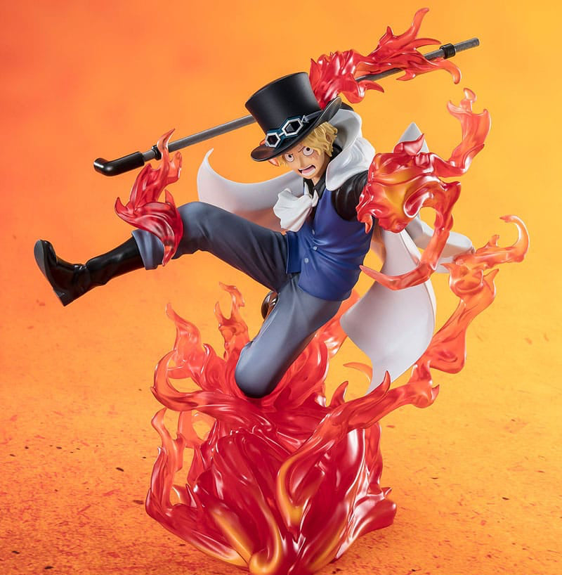 Sabo Fire Fist Rook Check Figuarts ZERO Extra Battle PVC Statue 19 cm