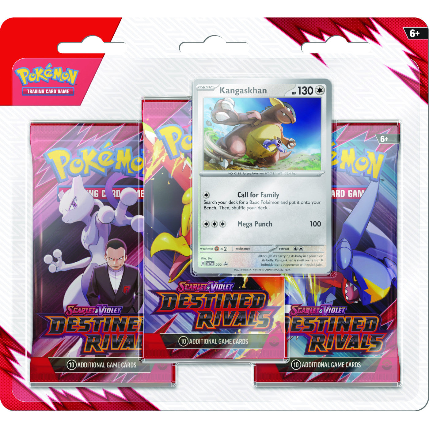 Pokémon TCG: Scarlet & Violet – Destined Rivals 3-Pack Blister
