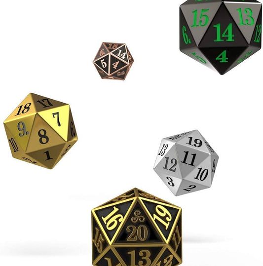 Oakie Doakie Dice D20 Spindown Metal
