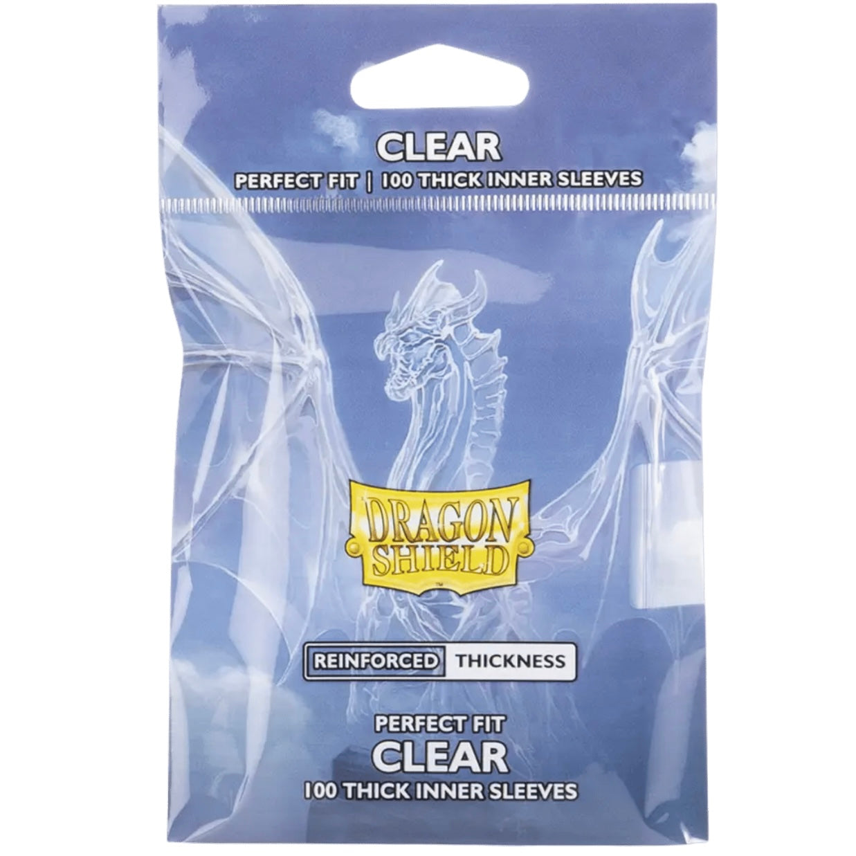 Dragon Shield - Perfect Fit Thick Sleeves 100pk - Clear