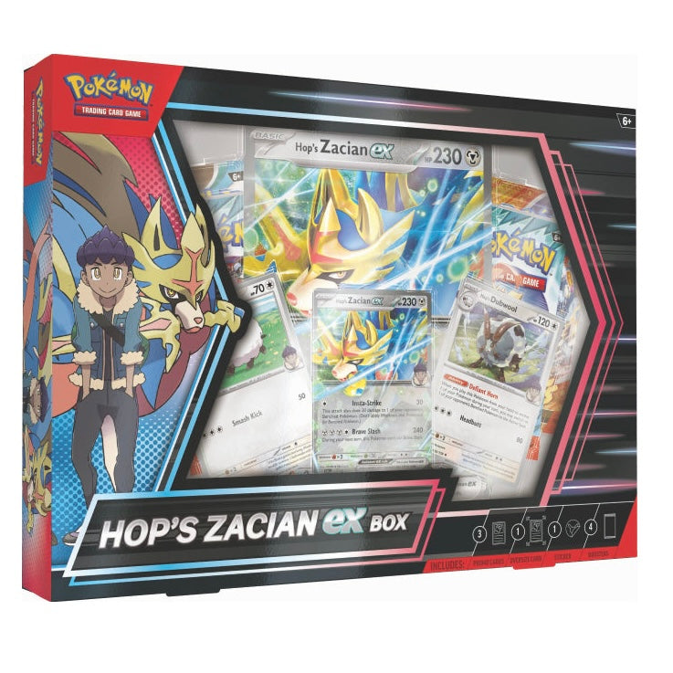 Pokémon Hop’s Zacian ex Boks