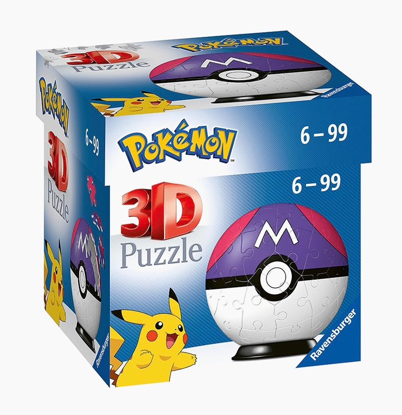 Pokemon 3D Masterball Puslespill
