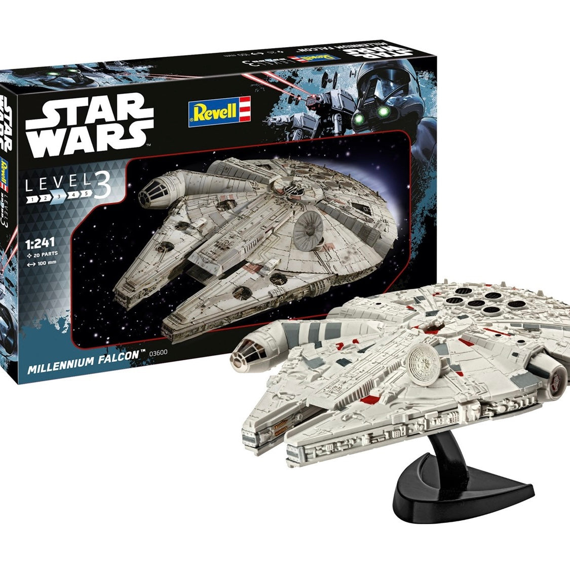 Star Wars Episode VII Model Kit 1/241 Millennium Falcon 10 cm