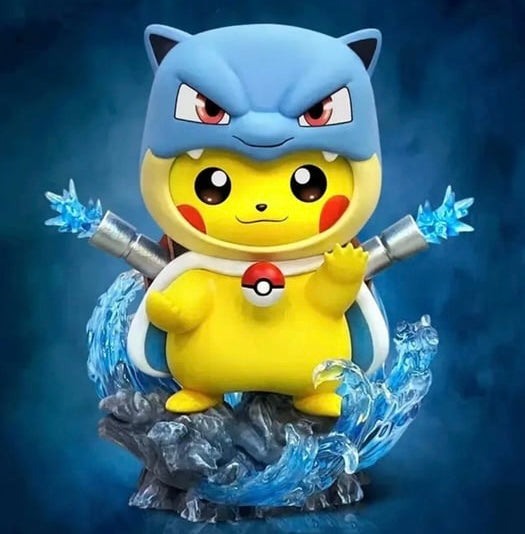 Pikachu i Blastoise kostyme