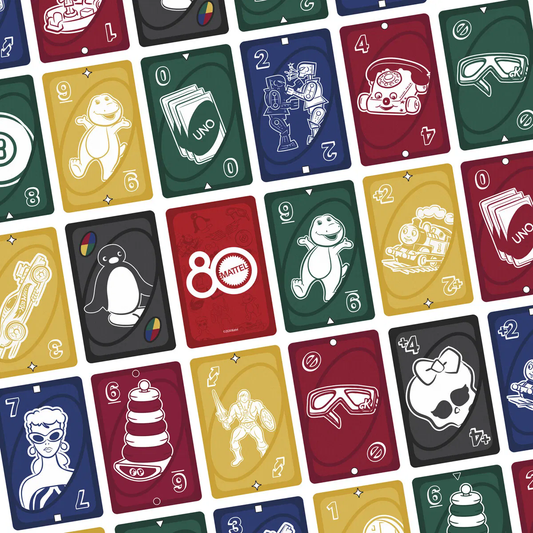 UNO Mattel 80th Ruby Red