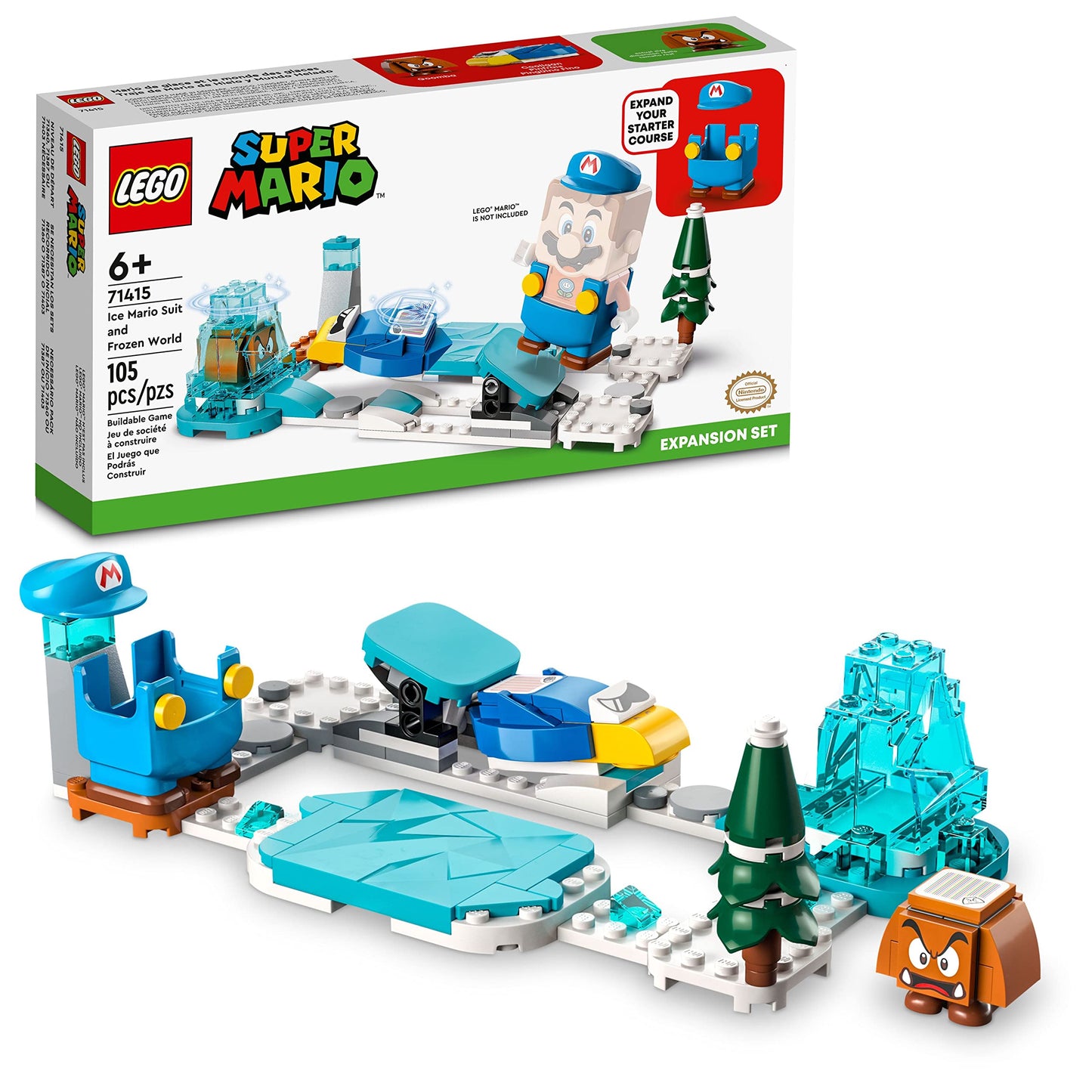 LEGO Super Mario Ice Mario Suit and Frozen World Expansion