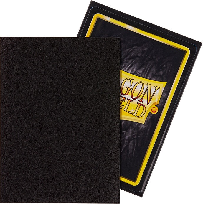 Dragon Shield - Matte Standard Size Sleeves 100pk - Black