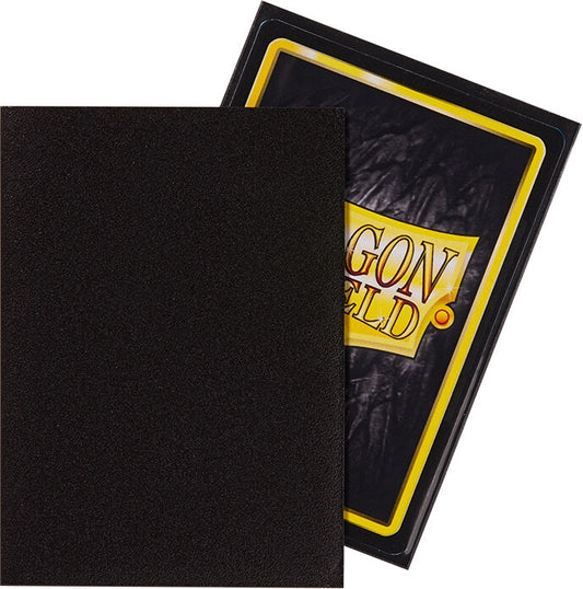 Dragon Shield - Matte Standard Size Sleeves 100pk - Black