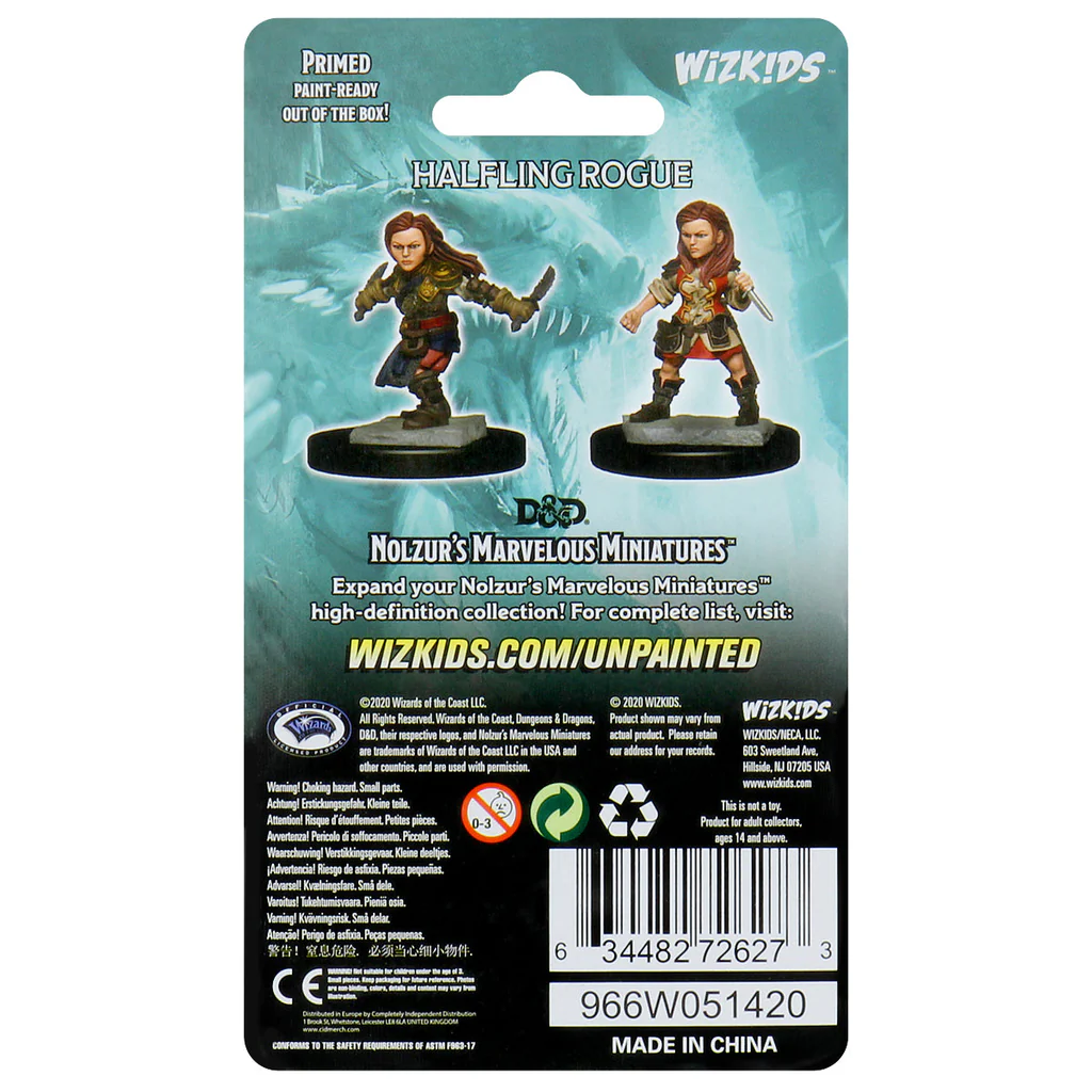 WizKids - D&D Nolzurs Marvelous Miniatures: Halfling Rogue