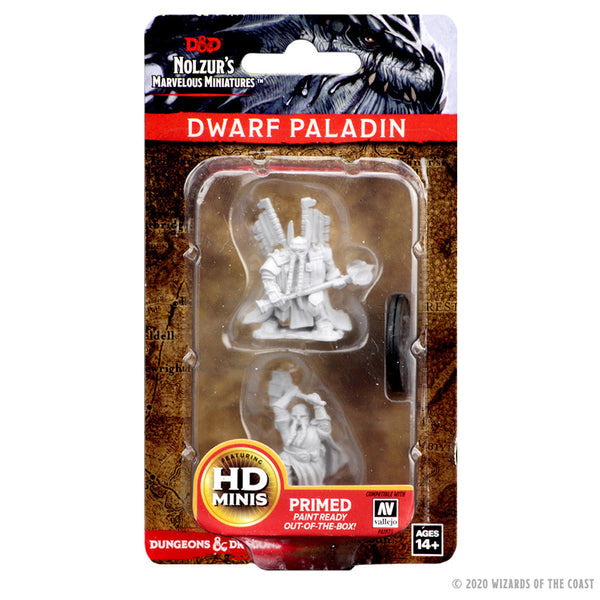 WizKids - D&D Nolzurs Marvelous Miniatures: Dwarf Paladin