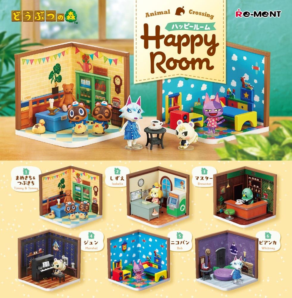 Animal Crossing Mini Figures Happy Room Blind Box