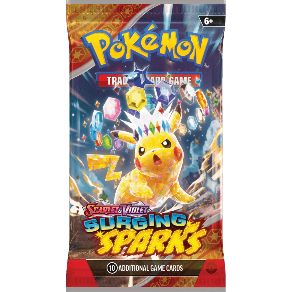 Pokemon Surging Sparks SV8 Booster pakke