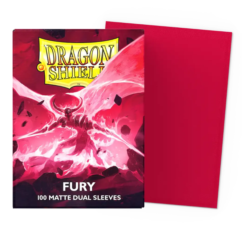 Dragon Shield - Dual Matte Standard Size Sleeves 100pk - Fury