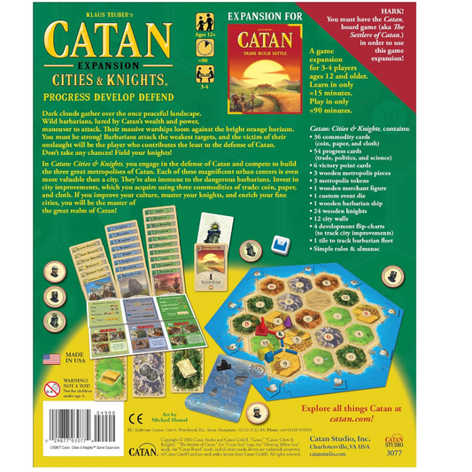 Catan: Cities & Knights Expansion (EN)