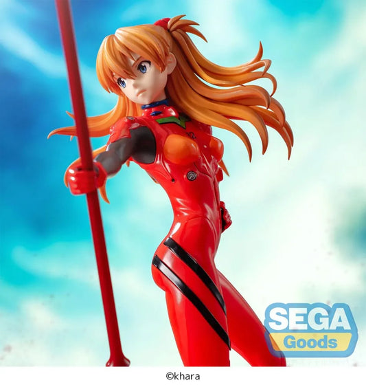 Evangelion: 3.0+1.0 Thrice Upon a Time Luminasta PVC Statue Asuka Shikinami Langley x Spear of Longinus 20 cm