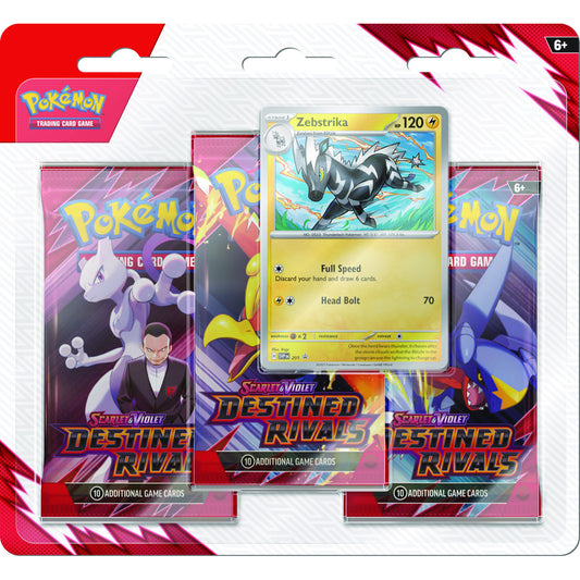Pokémon TCG: Scarlet & Violet – Destined Rivals 3-Pack Blister
