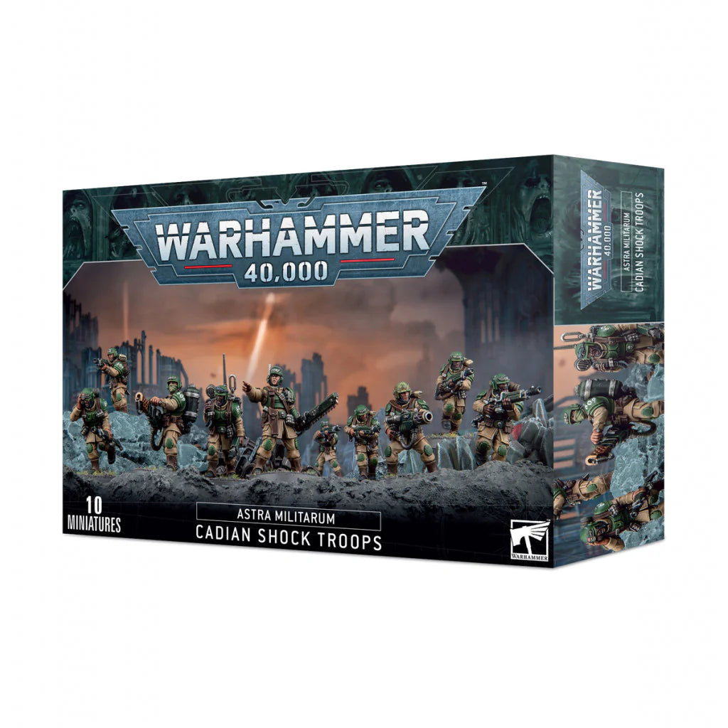 Astra Militarum: Cadian Shock Troops - Warhammer 40,000