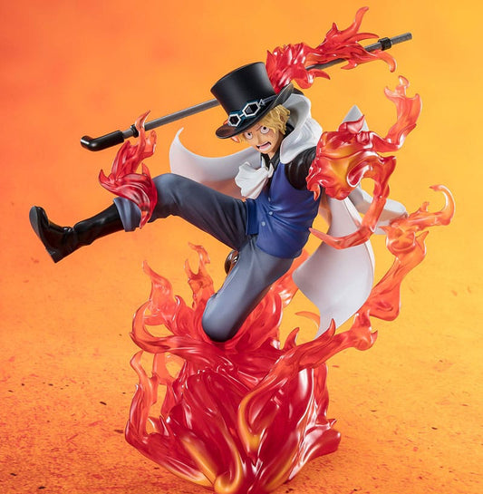 Sabo Fire Fist Rook Check Figuarts ZERO Extra Battle PVC Statue 19 cm