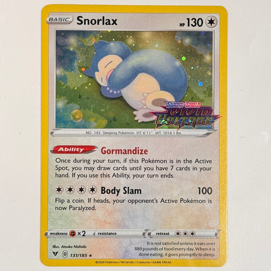 Snorlax Stamped 131/185