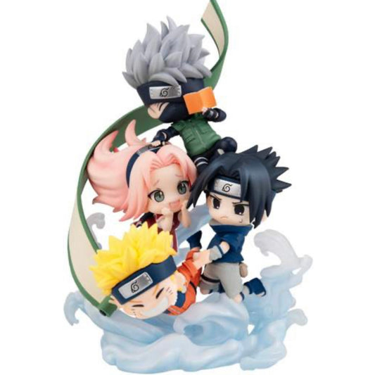 NARUTO Team 7 Gathers! FigUnity Figure 13 cm