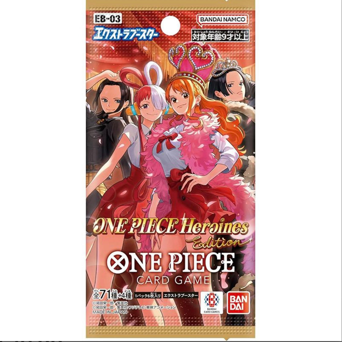ONE PIECE TCG – Heroines Edition Boosterpakke (EB-03, japansk)