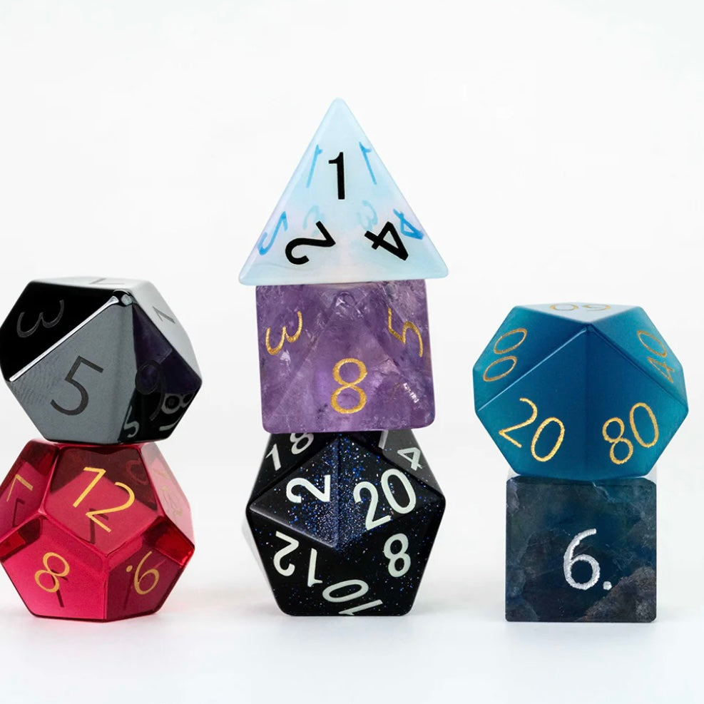 Fanroll - Misfit Gemstone Mystic Mines terning sett