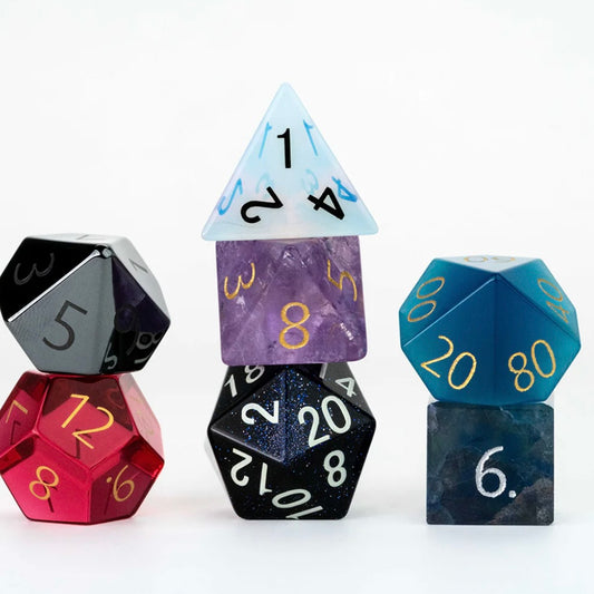 Fanroll - Misfit Gemstone Mystic Mines terning sett