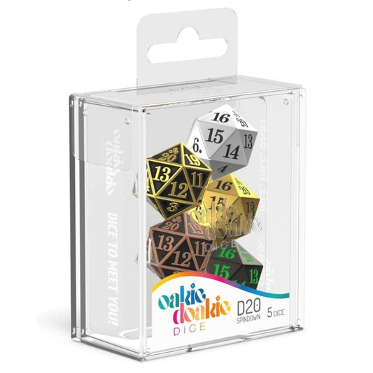 Oakie Doakie Dice D20 Spindown Metal