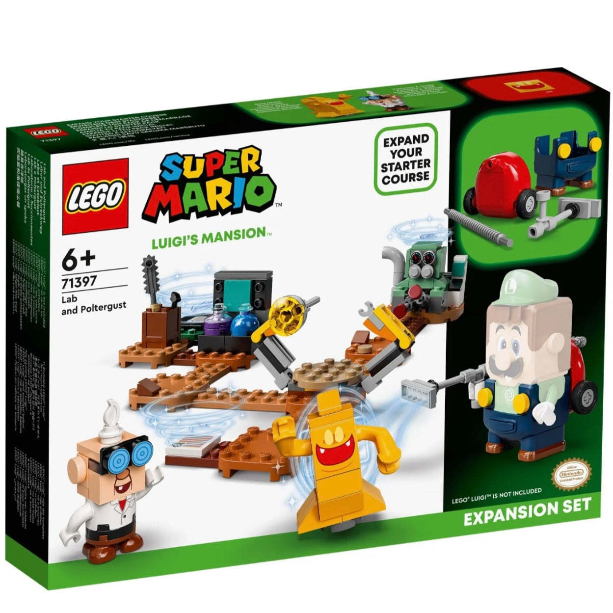 Lego Super Mario Ekstrabane Luigis Mansion m/lab og Poltergust - 71397