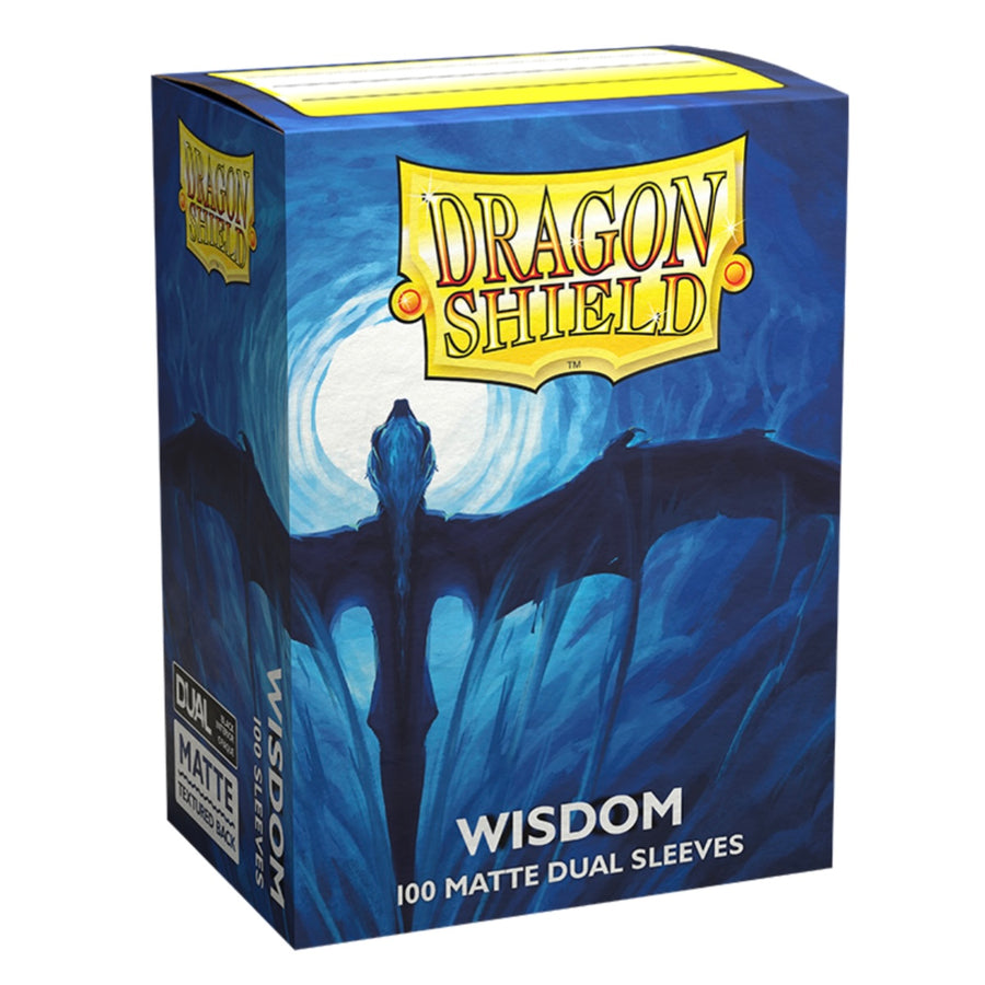 Dragon Shield - Dual Matte Standard Size Sleeves 100pk - Wisdom Blue