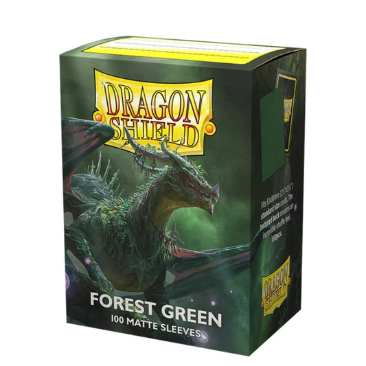 Dragon Shield - Matte Standard Size Sleeves 100pk - Forest Green