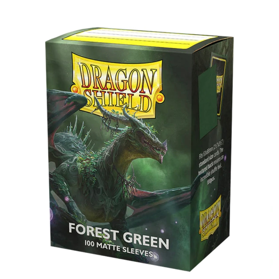Dragon Shield - Matte Standard Size Sleeves 100pk - Forest Green