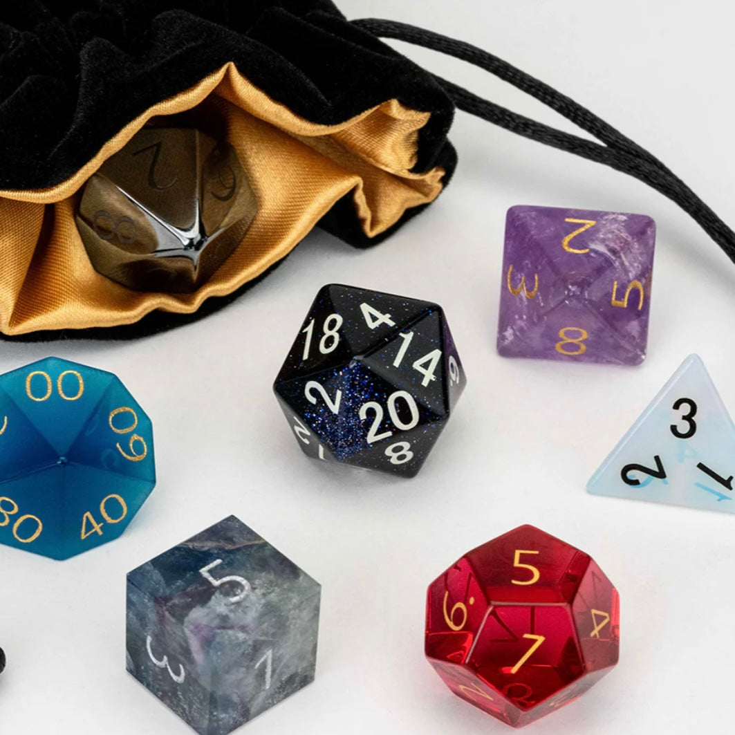 Fanroll - Misfit Gemstone Mystic Mines terning sett