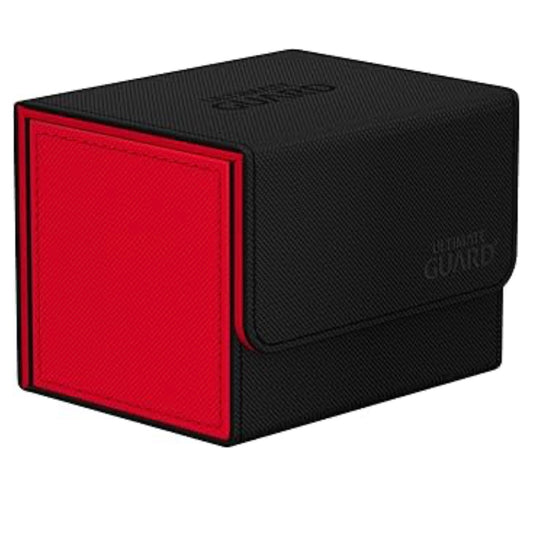 Sidewinder Deck Case Black/Red SYNERGY XenoSkin Standard Size (100+) Deck Box