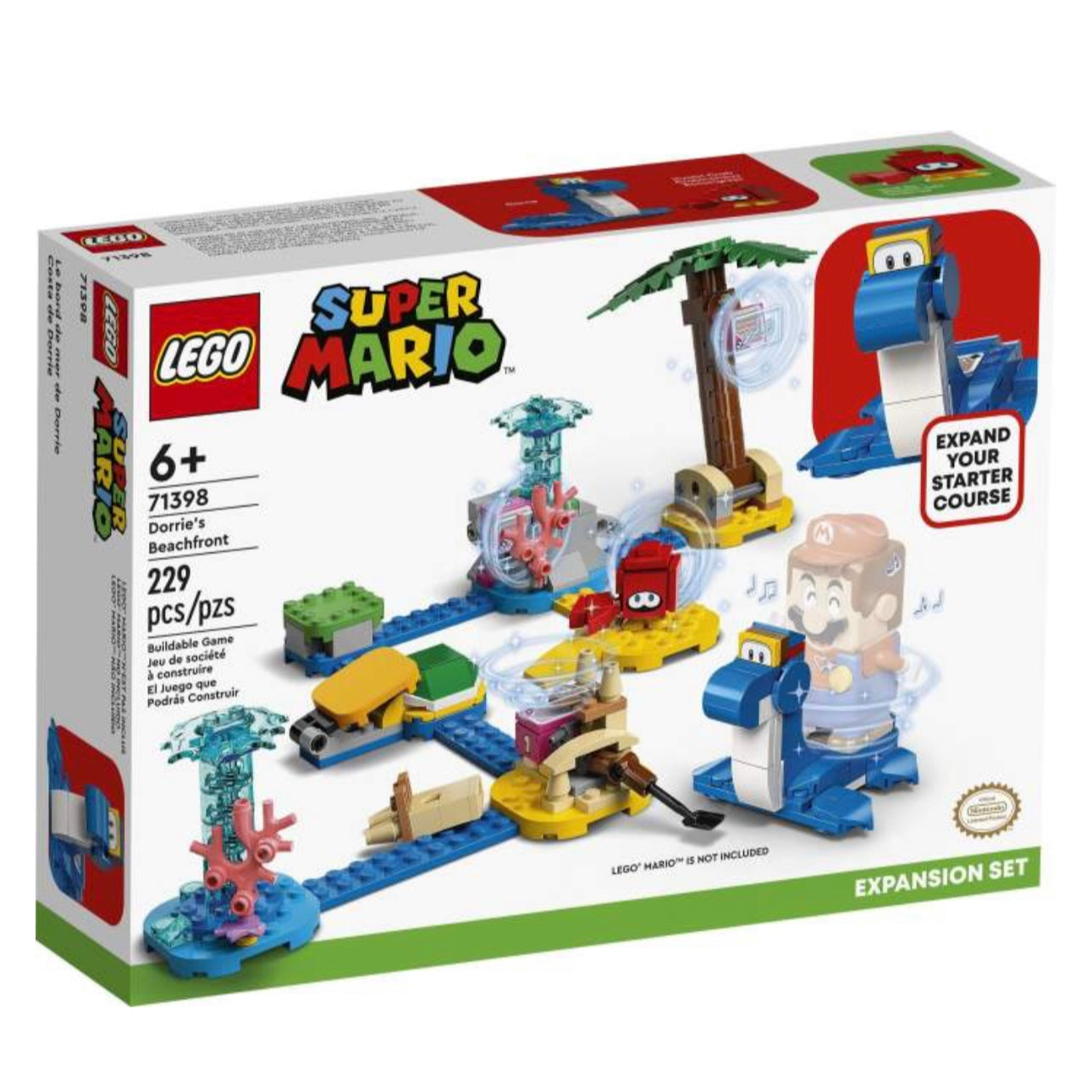Lego Super Mario Ekstrabanesettet Dorries strandfasade (71398)