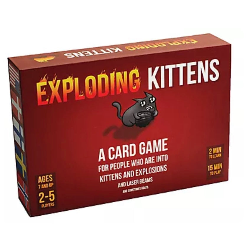 Exploding Kittens Kortspill - Norsk