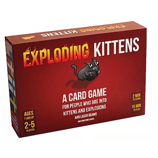 Exploding Kittens Kortspill - Norsk