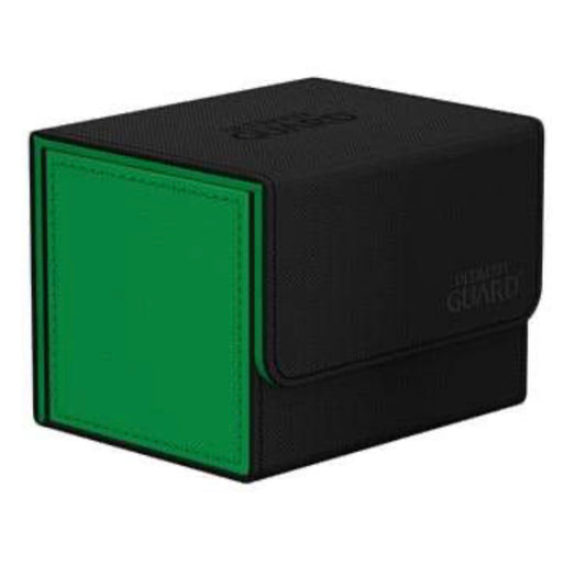 Sidewinder Deck Case Black/Green SYNERGY XenoSkin Standard Size (100+) Deck Box