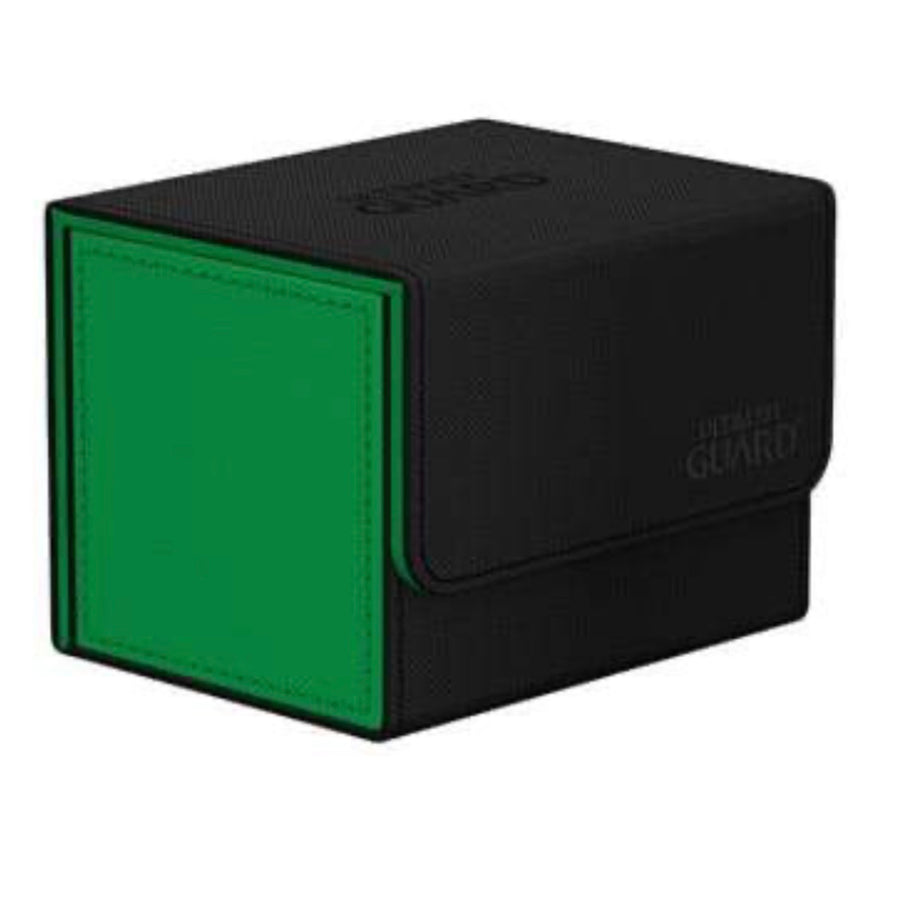 Sidewinder Deck Case Black/Green SYNERGY XenoSkin Standard Size (100+) Deck Box