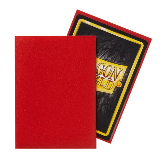 Dragon Shield - Matte Standard Size Sleeves 100pk - Crimson