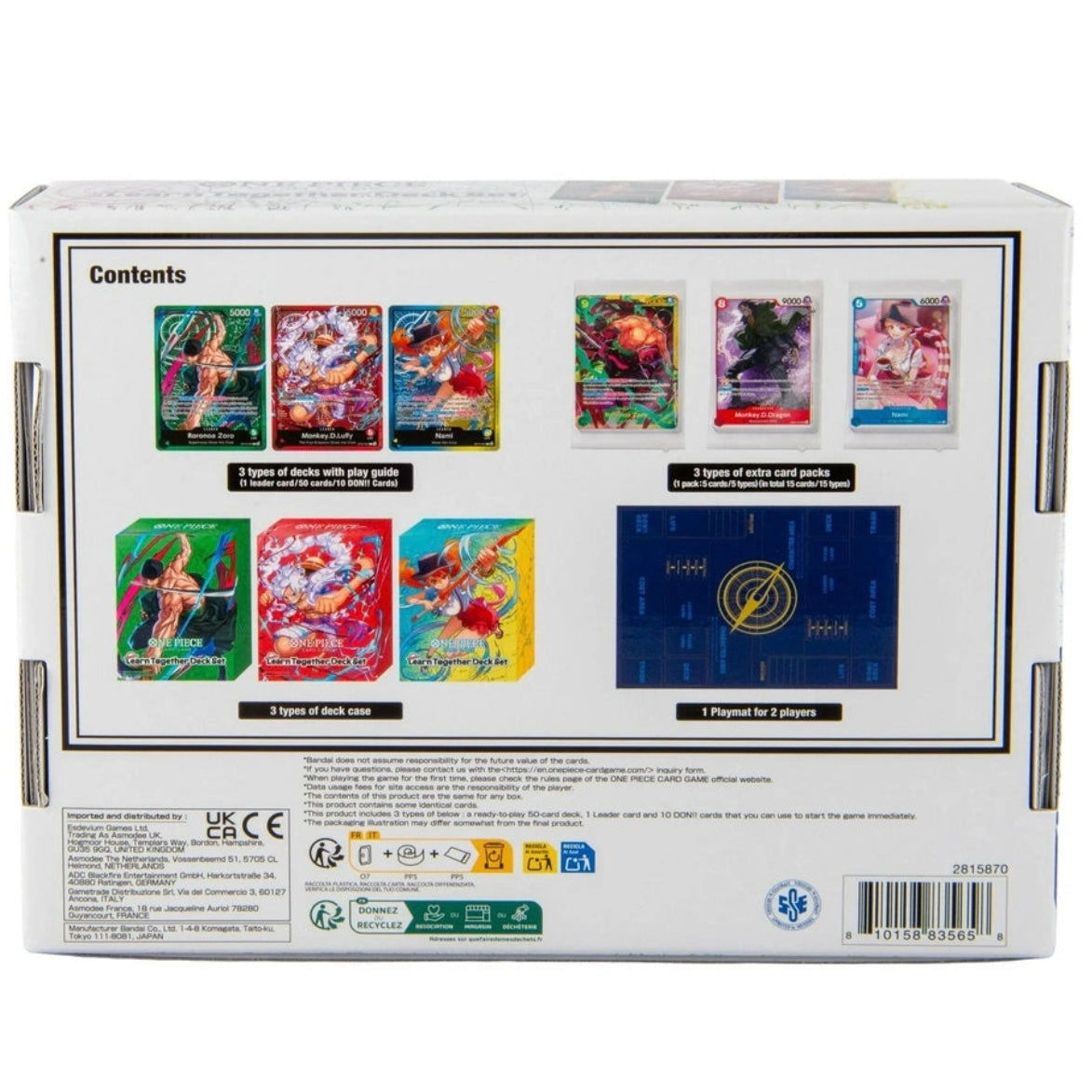 One Piece Learn Together Deck Set (LT-01)