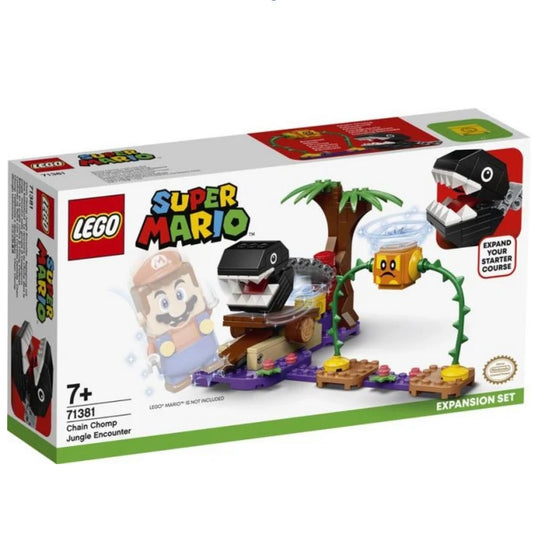 Lego Super Mario Ekstrabanesett Chain Chomps Jungel 71381
