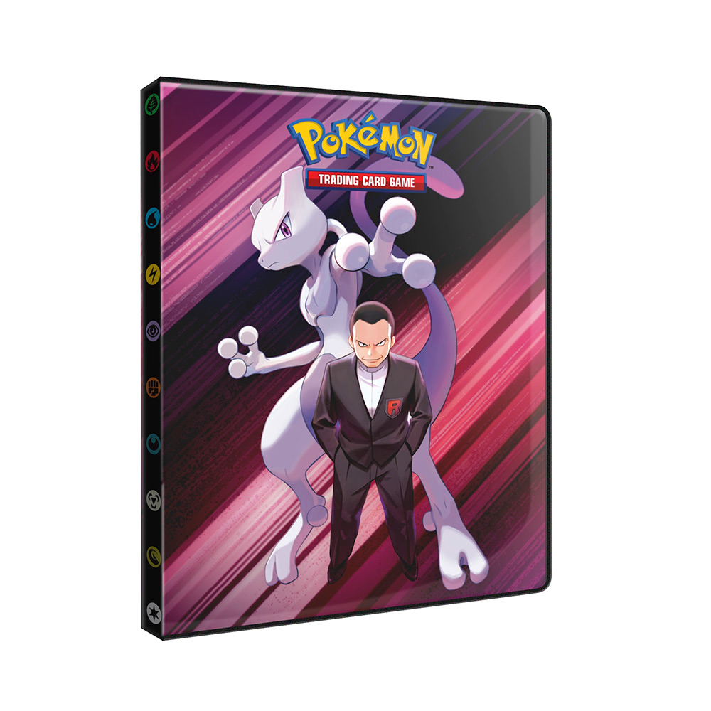Pokémon TCG: 9-Pocket Portfolio – Giovanni & Mewtwo / Team Rocket