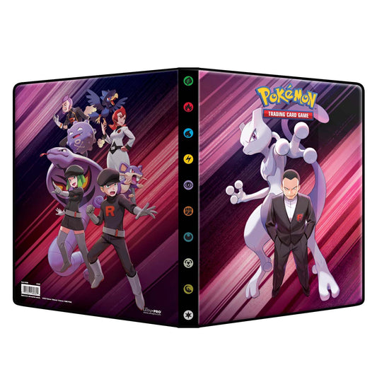 Pokémon TCG: 9-Pocket Portfolio – Giovanni & Mewtwo / Team Rocket