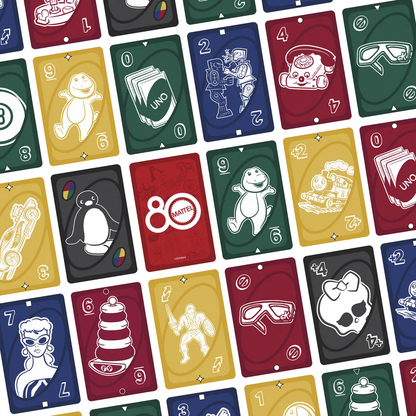 UNO Mattel 80th Ruby Red