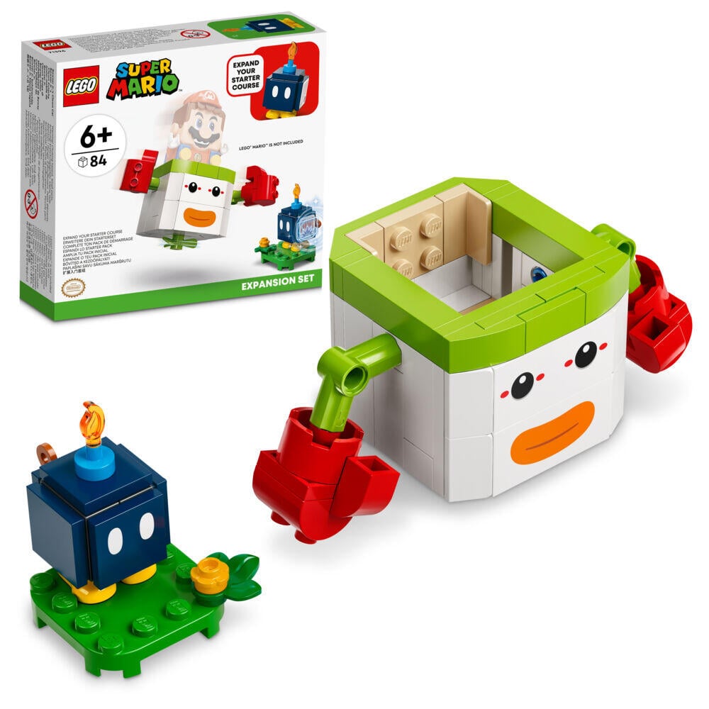 Lego Super Mario Ekstrabanesett Bowser Jr. med Clown Car 71396