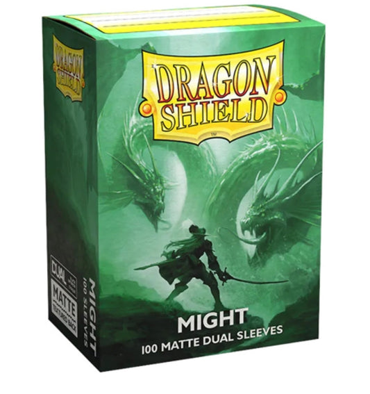 Dragon Shield - Dual Matte Standard Size Sleeves 100pk - Might
