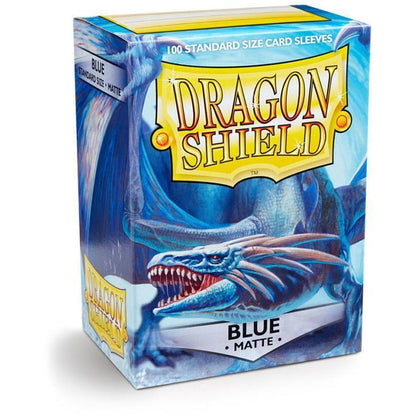 Dragon Shield - Matte Standard Size Sleeves 100pk - Blue