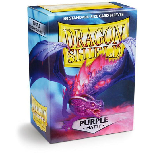 Dragon Shield - Matte Standard Size Sleeves 100pk - Purple